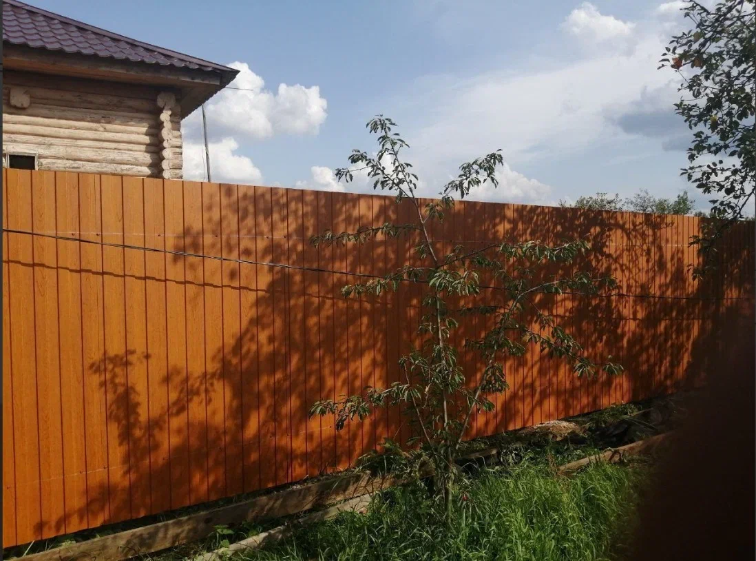 Забор из профнастила в Клину под ключ